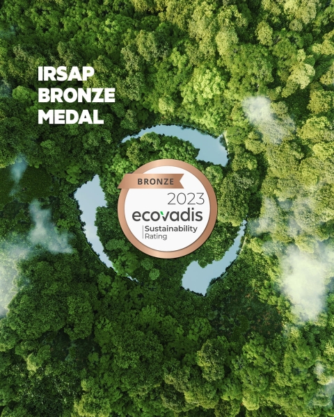 IRSAP ottiene la certificazione Ecovadis