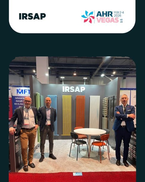IRSAP at AHR Expo 2026 in Las Vegas: a strategic step towards the US market