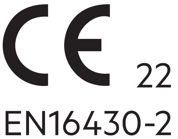 CE 22 EN 16430-2
