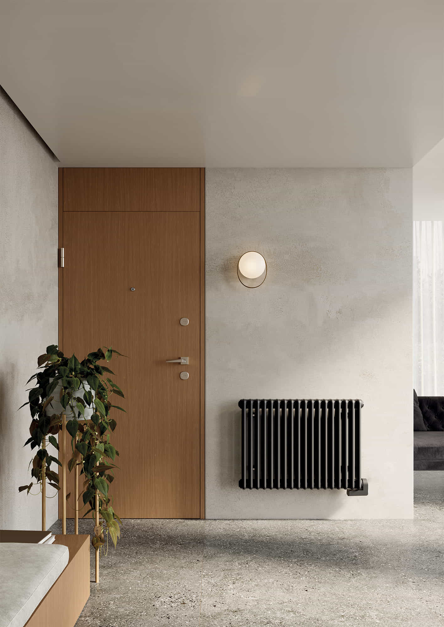 Tesi 3 Elettrico, 18 éléments, hauteur 653 mm, largeur 870 mm, électrique, Anthracite Opaque - RAL 7016