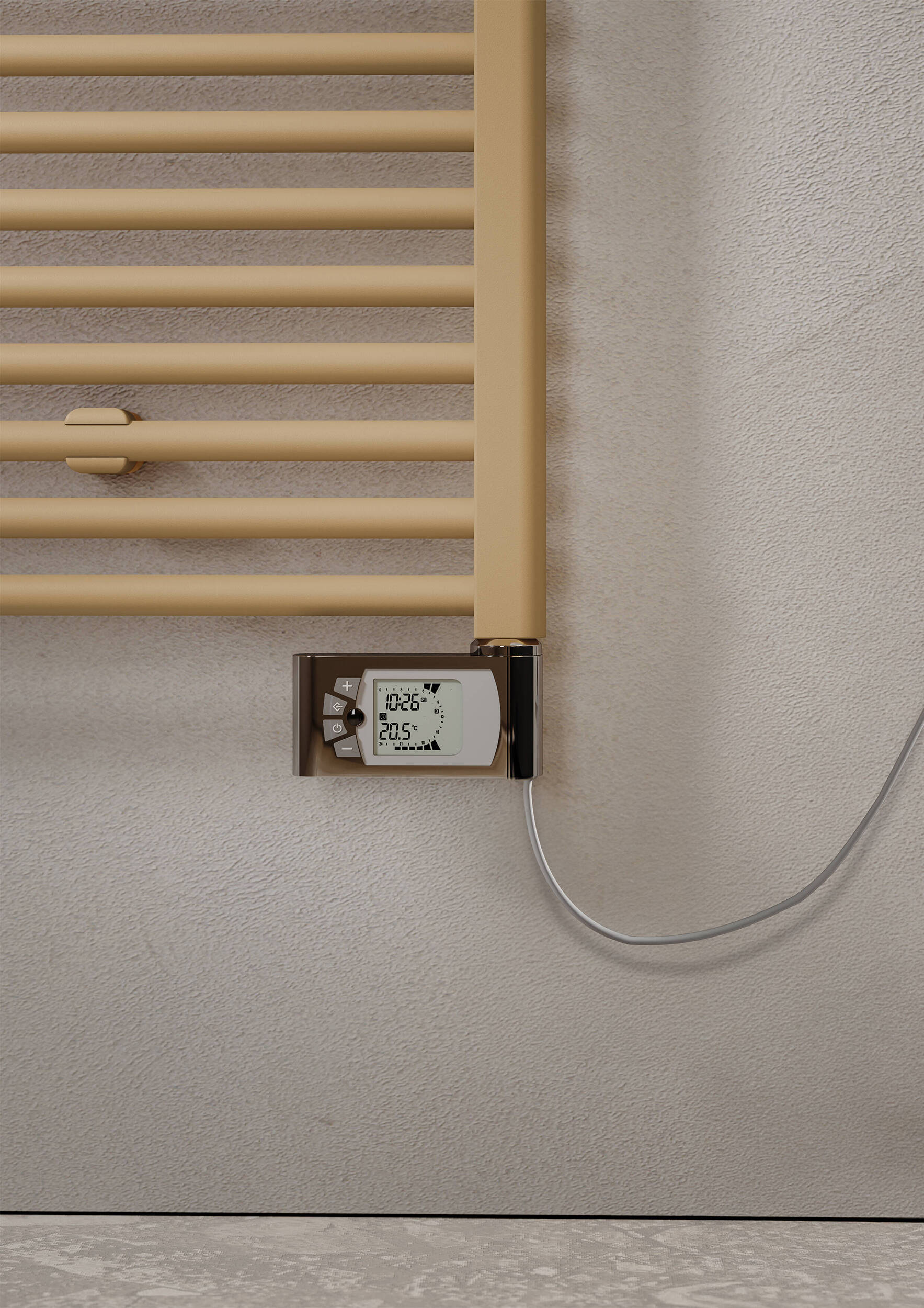 Geo Elettrico, altezza 1592 mm, larghezza 500 mm, elettrico tipologia H, Beige Semi Opaco - RAL 1001, (dettaglio)