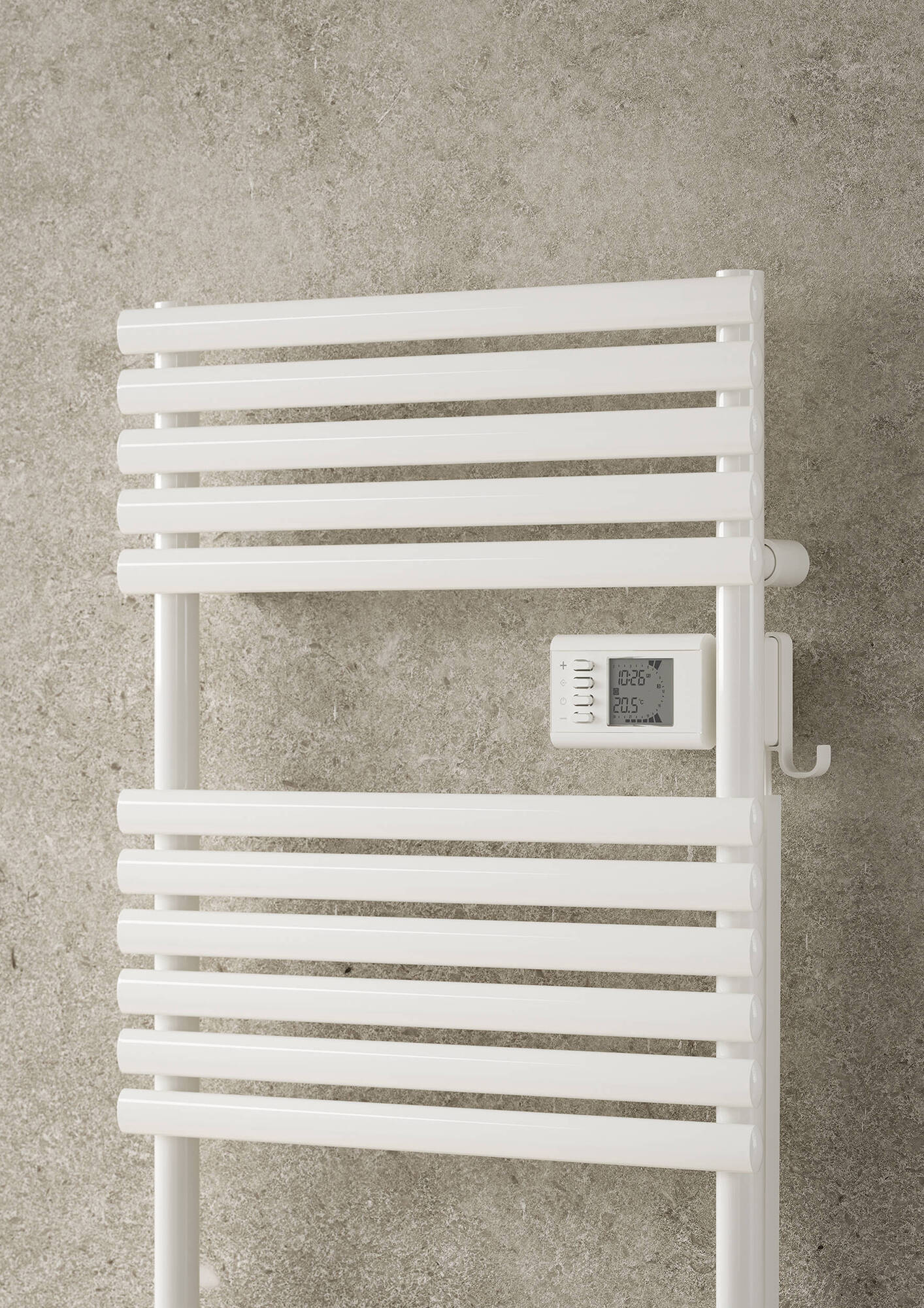 Ellipsis 30 B, altezza 1560 mm, larghezza 610 mm, elettrico con elettronica centrale, Bianco Standard, (dettaglio)