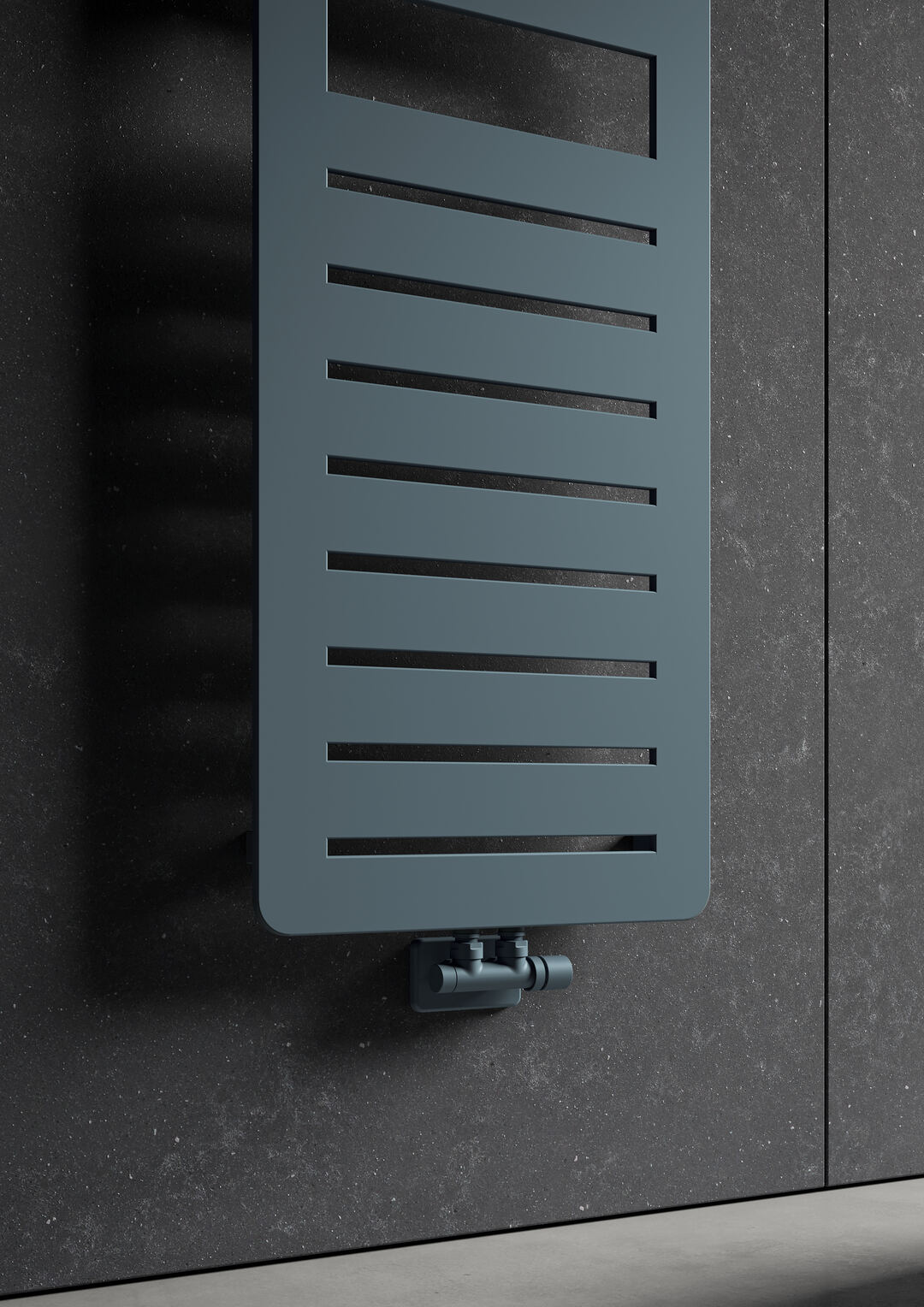 Page , altezza 1770 mm, larghezza 500 mm, Blu Pastello Opaco - RAL 5024, (dettaglio)