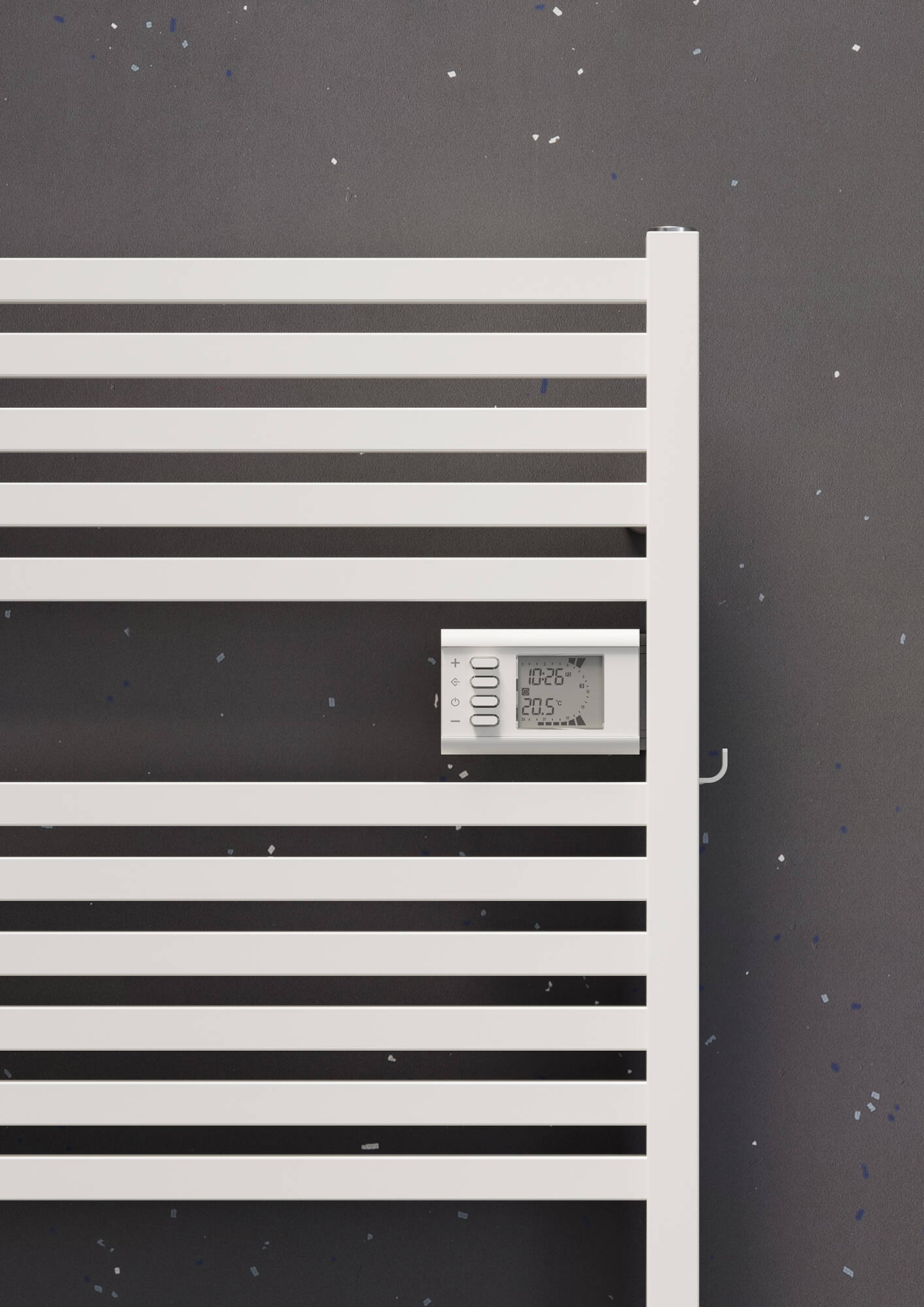 Quadre E-Central, altezza 1517 mm, larghezza 530 mm, elettrico con elettronica centrale, Bianco Standard, (dettaglio)