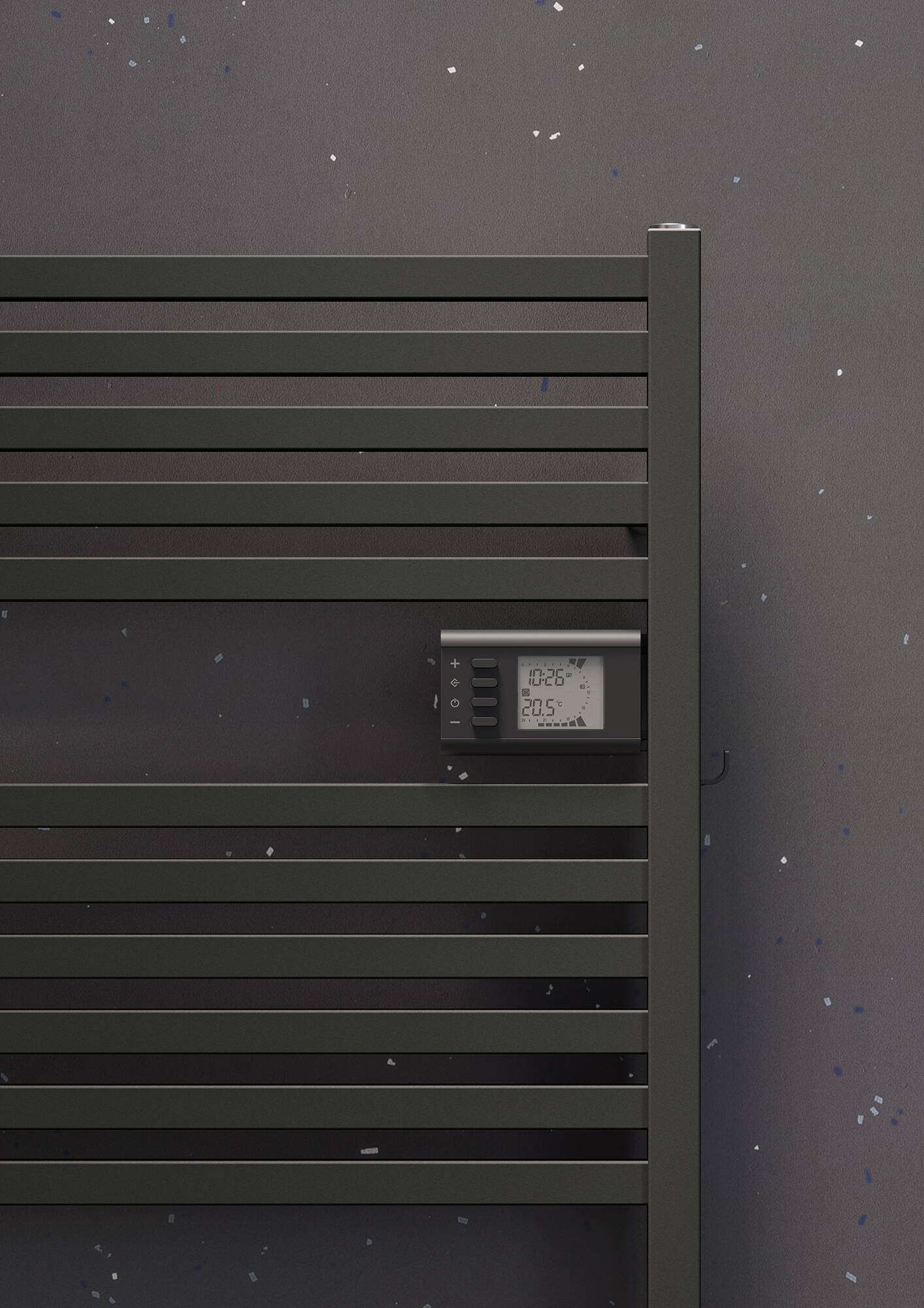 Quadre E-Central, altezza 1517 mm, larghezza 530 mm, elettrico con elettronica centrale, Grigio Medio, (dettaglio)