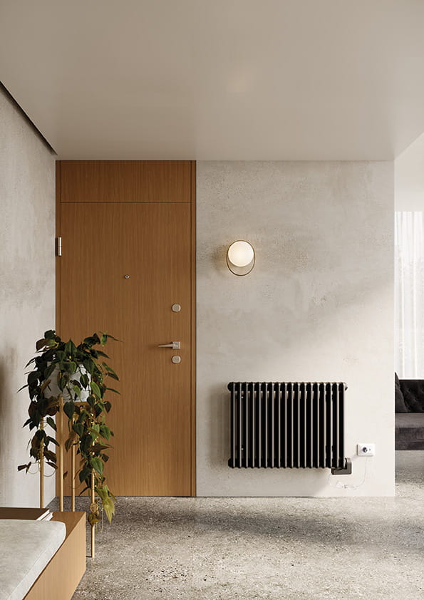 Tesi 3 Elettrico, 18 elemente, înălțimea 653 mm, lățime 870 mm, electric, Gri Antracit Mat - RAL 7016