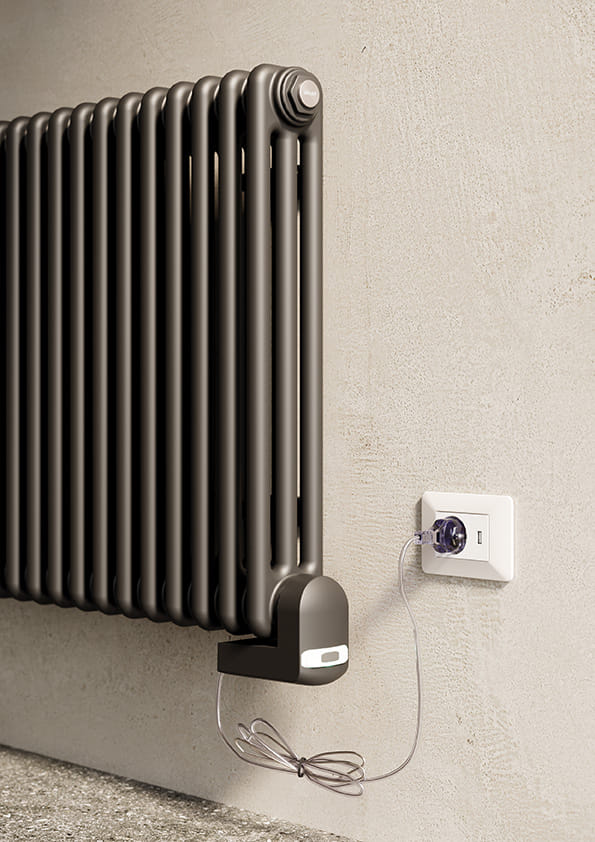 Tesi 3 Elettrico, 18 elemente, înălțimea 653 mm, lățime 870 mm, electric, Gri Antracit Mat - RAL 7016, (detaliu)