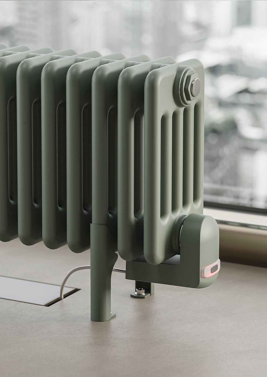 Tesi 5 Elettrico, altezza 399 mm, larghezza 960 mm, elettrico, Agave Opaco, (dettaglio)