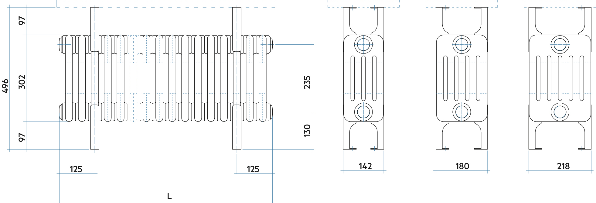 Tesi 4-5-6 Bench вертикальный